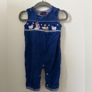 Lil Cactus Christmas Nativity Scene Baby Boy Romper/Overalls